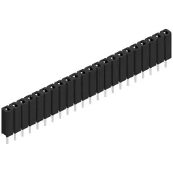Socket header, 22 pole, pitch 2.54 mm, straight, BL 1 22 Z