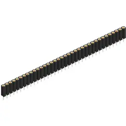 Socket header, 36 pole, pitch 2.54 mm, straight, BL 5 025 36