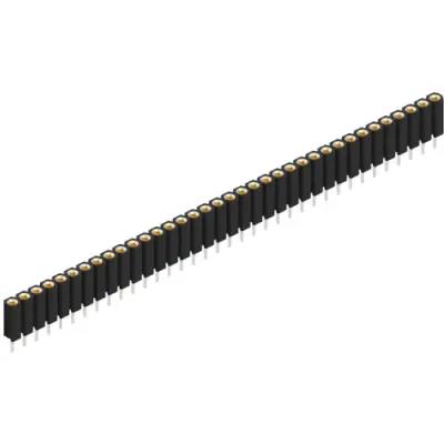Socket header, 36 pole, pitch 2.54 mm, straight, BL 5 025 36 - 1