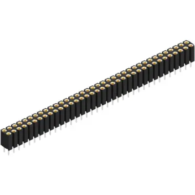 Socket header, 72 pole, pitch 2.54 mm, straight, BL 6 025 72 - 1