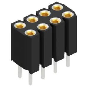 Socket header, 8 pole, pitch 2.54 mm, straight, BL 6 8 - 1