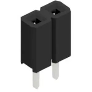 Socket header, 2 pole, pitch 2.54 mm, straight, BL LP 1 2 Z - 1