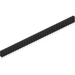 Socket header, 32 pole, pitch 2.54 mm, straight, BL LP 1 32 Z