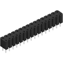 Socket header, 32 pole, pitch 2.54 mm, straight, BL LP 2 32 Z