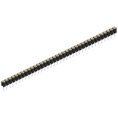 Socket header, 36 pole, pitch 2.54 mm, straight, MK 21 36 - 1