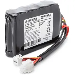 Lithium iron phosphate-battery, 13.2 V, 2.5 Ah, 105 x 70 x 32 mm, connector, BP-LFP-1325S