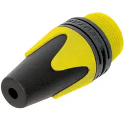Cable grommet, yellow for FXX/MXX cable connector, BXX-4-YELLOW