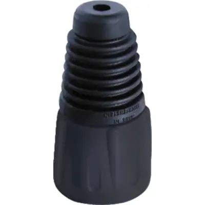 Cable grommet, black for series XLR/X connector, BSX-0-BLACK - 1