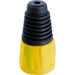 Cable grommet, yellow for series XLR/X connector, BSX-4-YELLOW