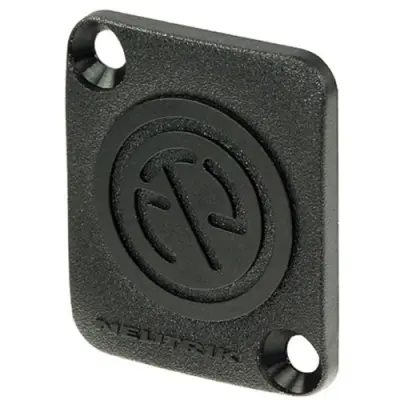 Cover plate for D-shape front panel cut-outs, DBA-BL - 1