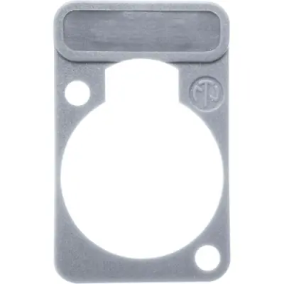 Marking plate, gray for XLR panel socket, DSS-GREY - 1