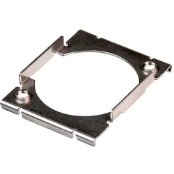 Mounting frame for D-size panel connector, MFD