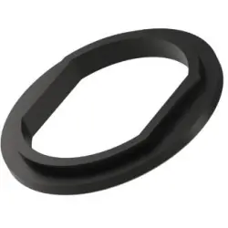 Washer, PA, black for circular connector, GRA.2S.269.GN