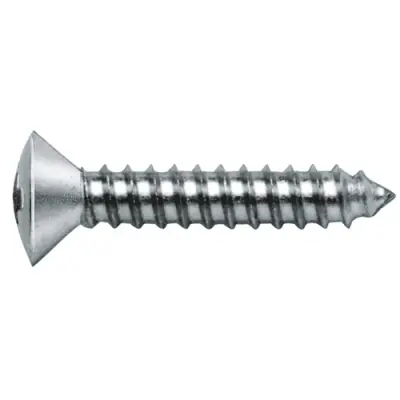 Sheet metal screw, (L) 19 mm, silver, 630-379 - 1