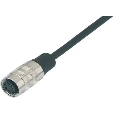 Sensor actuator cable, M16-cable socket, straight to open end, 12 pole, 2 m, PUR, black, 3 A, 79 6030 20 12 - 1