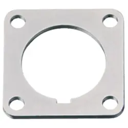 Square flange for flange connector 581/680/682, 04 0106 001