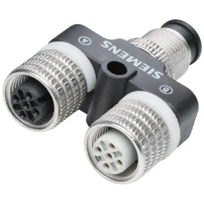 Y connector, M12, 5 pole for ET 200, 6ES7194-1KA01-0XA0 - 1