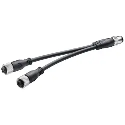 SIMATIC DP Y-cable with 2x M12 connector, 0.2 m, for ET 200, 6ES7194-6KA00-0XA0
