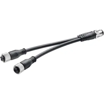 SIMATIC DP Y-cable with 2x M12 connector, 0.2 m, for ET 200, 6ES7194-6KC00-0XA0 - 1