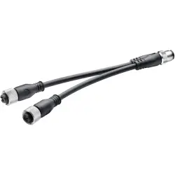 SIMATIC DP Y-cable with 2x M12 connector, 0.2 m, for ET 200, 6ES7194-6KC00-0XA0