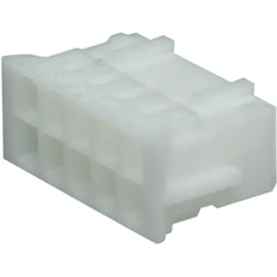 Socket housing, 10 pole, pitch 2 mm, straight, green, PHDR-10VS - 1
