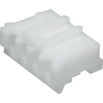 Socket housing, 2 pole, pitch 2 mm, straight, natural, PHR-2 - 1