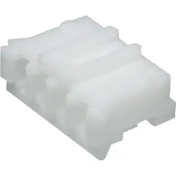 Socket housing, 2 pole, pitch 2 mm, straight, natural, PHR-2