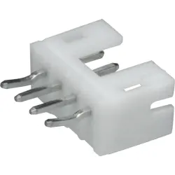Pin header, 2 pole, pitch 2 mm, straight, white, B2B-PH-K-S (LF)(SN)