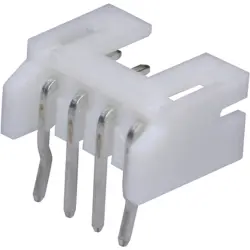 Pin header, 4 pole, pitch 2 mm, angled, gray, S4B-PH-K-S (LF)(SN)