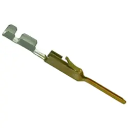 Pin contact, 0.12-0.4 mm², AWG 26-22, crimp connection, gold-plated, 5-104505-7