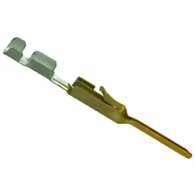 Pin contact, 0.12-0.4 mm², AWG 26-22, crimp connection, gold-plated, 5-104505-7 - 1