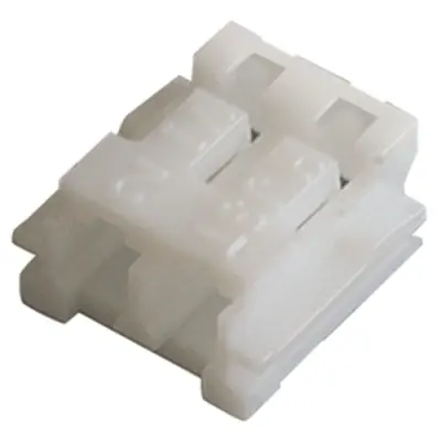 Socket housing, 2 pole, pitch 2.5 mm, straight, natural, EHR-2 (L)(P) - 1