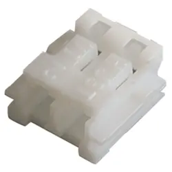Socket housing, 3 pole, pitch 2.5 mm, straight, natural, EHR-3