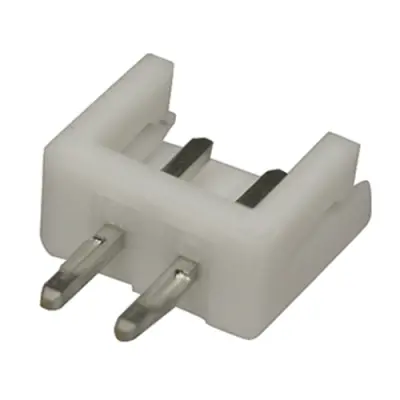 Pin header, 2 pole, pitch 2.5 mm, straight, white, B2B-EH-A (LF)(SN) - 1