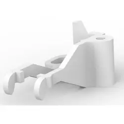 Strain relief clamp for plug, 350811-1