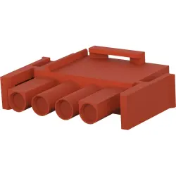 Plug housing, 4 pole for connector, 1-350779-1