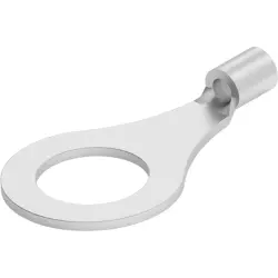 Butt connector, uninsulated, 0.3-1.65 mm², AWG 22 to 16, silver, 25.27 mm, 324124