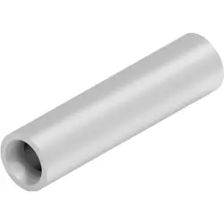Butt connector, uninsulated, 2.0-3.0 mm², AWG 14 to 12, silver, 17.53 mm, 321280