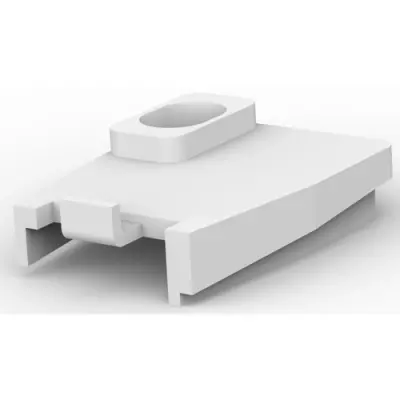 Strain relief clamp for plug, 640713-1 - 1