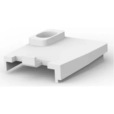 Strain relief clamp for plug, 640714-1 - 1