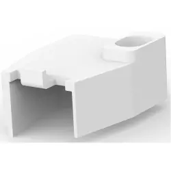 Strain relief clamp for plug, 640715-1