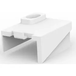 Strain relief clamp for plug, 640716-1