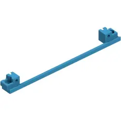 Connecting piece, PA, (L x W) 483 x 122.4 mm, blue, VS 1