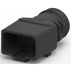 Plug end housing, for socket housing, 1011-249-1205