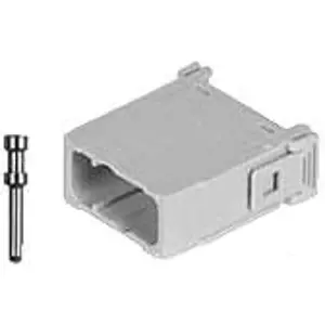Pin contact insert, 8 pole, unequipped, crimp connection, 1103140-1 - 1