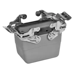 Housing, size 4, die-cast aluminum, PG16, straight/angled, clip locking, IP65, 1-1102277-1