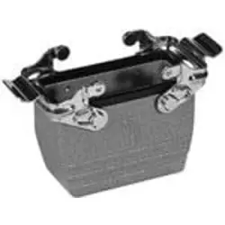 Housing, size 6, aluminum alloy, PG21, straight, clip locking, IP65, 1-1102584-1
