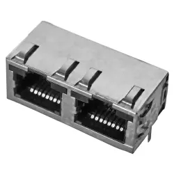 Socket, RJ45, 8 pole, 8P8C, Cat 5, solder connection, through hole, 1116522-1
