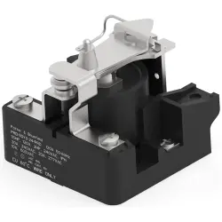 Contactor, 2 pole, 25 A, 24 VDC, 1 Form C (NO/NC), coil 24 VDC, screw connection, 1-1393128-7