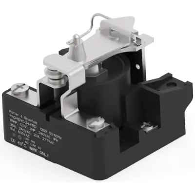 Contactor, 2 pole, 25 A, 24 VDC, 1 Form C (NO/NC), coil 24 VDC, screw connection, 1-1393128-7 - 1
